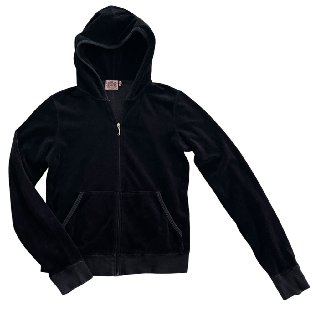 Juicy Couture Velour Full Zip Up Hoodie